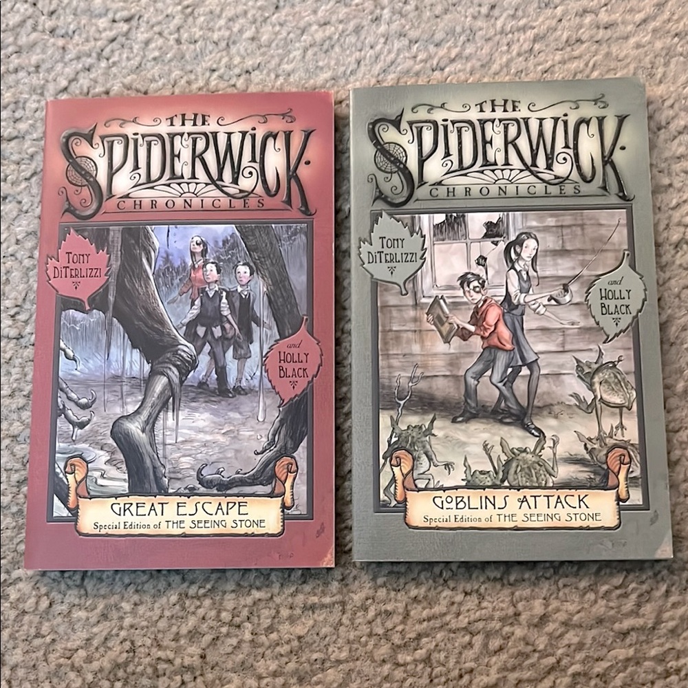 The Spiderwick Chronicles Special Edition Set of Books Stories 2pc Kids Children